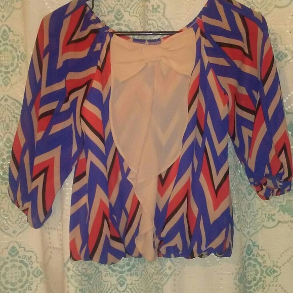 Chevron multi colored shirt - Picture 2 of 2